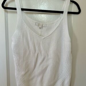 Lilly Pulitzer White Knit Tank Top